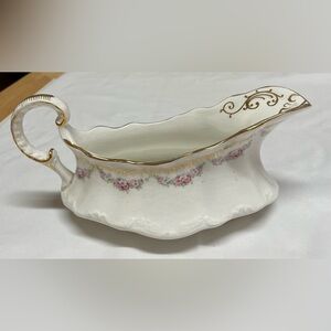 Elegant White and Pink Serveware for Dining